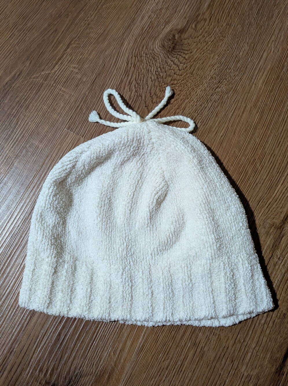 J Jill White Cream Soft Knit Winter Beanie